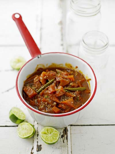 South Indian pumpkin pickle