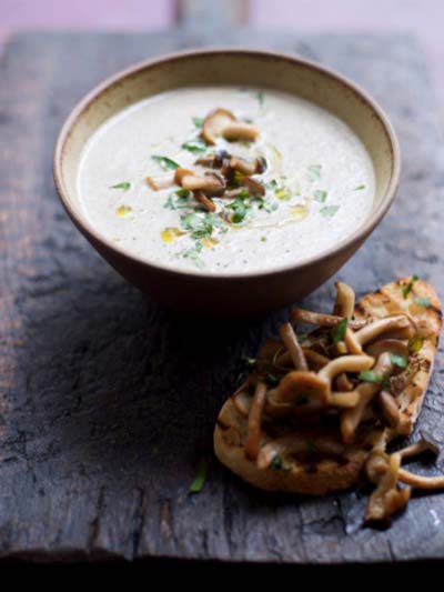 Creamy mushroom soup