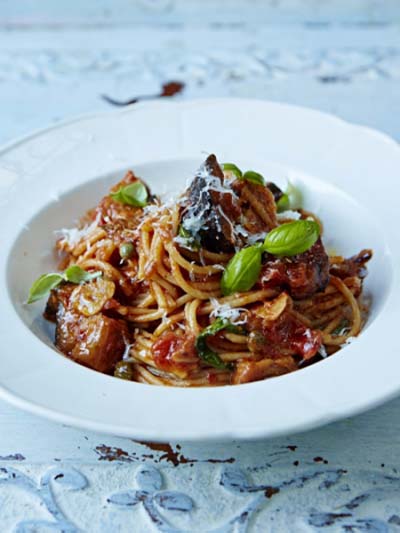 Sicilian spaghetti Norma