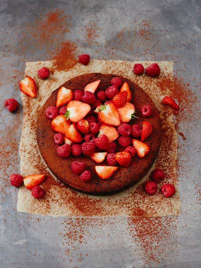 Flourless chocolate cake