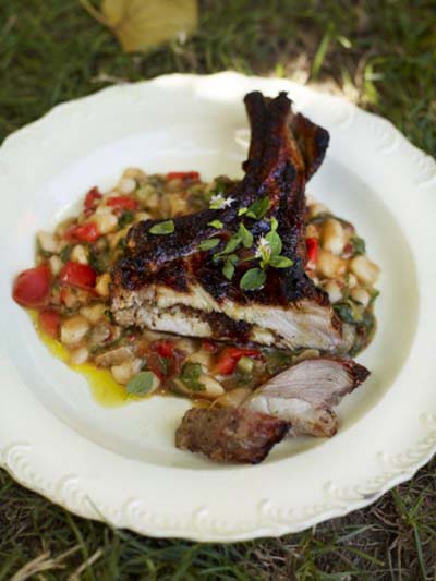 Moorish pork chops