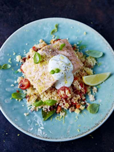 Super steamed salmon