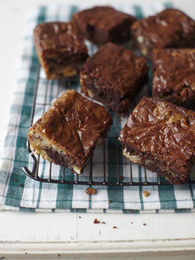 Double-choc brownies