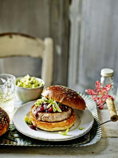 The Hix turkey burger