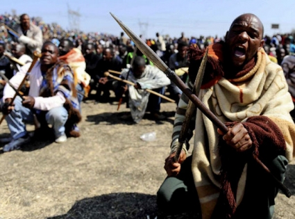 South African miners killed during strike